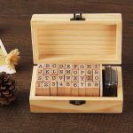 36pcs Alphabet wooden Stamp #ST0002 - Image 5