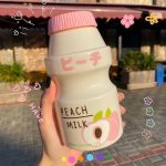 480ml Kawaii Peach strawberry bananna avocado Water Bottle