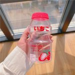 480ml Kawaii Peach strawberry bananna avocado Water Bottle - Image 3