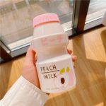 480ml Kawaii Peach strawberry bananna avocado Water Bottle - Image 2
