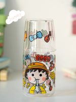 Japanese style one person drinking Glass Cup - Image 2