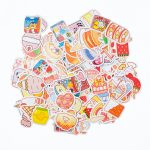 200pcs Japanese Snack Food Stickers - Image 5