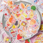 200pcs Japanese Snack Food Stickers - Image 3