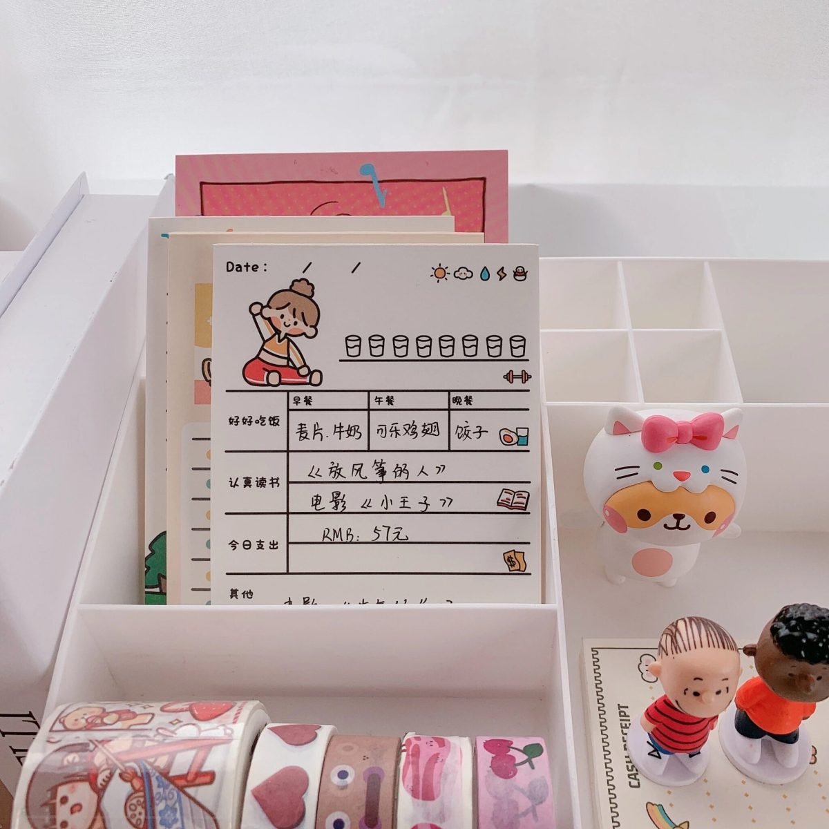 Kawaii korean cute cartoon Memopad - Image 4