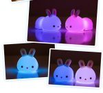Rabbit silicone rechargeable night light - Image 3