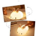 Rabbit silicone rechargeable night light - Image 10