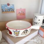 Shin Chan Ceramic Breakfast Bowl with Handle