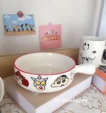 Shin Chan Ceramic Breakfast Bowl with Handle
