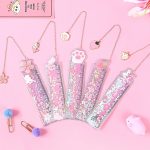 Glittery unicorn cat sakura kawaii ruler - Image 3