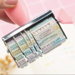 Words Date roller stamp