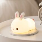 Rabbit silicone rechargeable night light