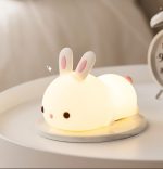 Rabbit silicone rechargeable night light