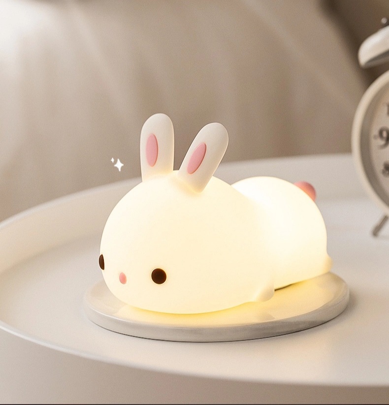 20210318_015429 Rabbit silicone rechargeable night light - Image 1