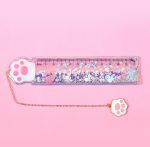 Glittery unicorn cat sakura kawaii ruler - Image 8