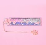 Glittery unicorn cat sakura kawaii ruler - Image 10