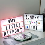 Message light box night light