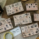 Retro Wooden Stamp set