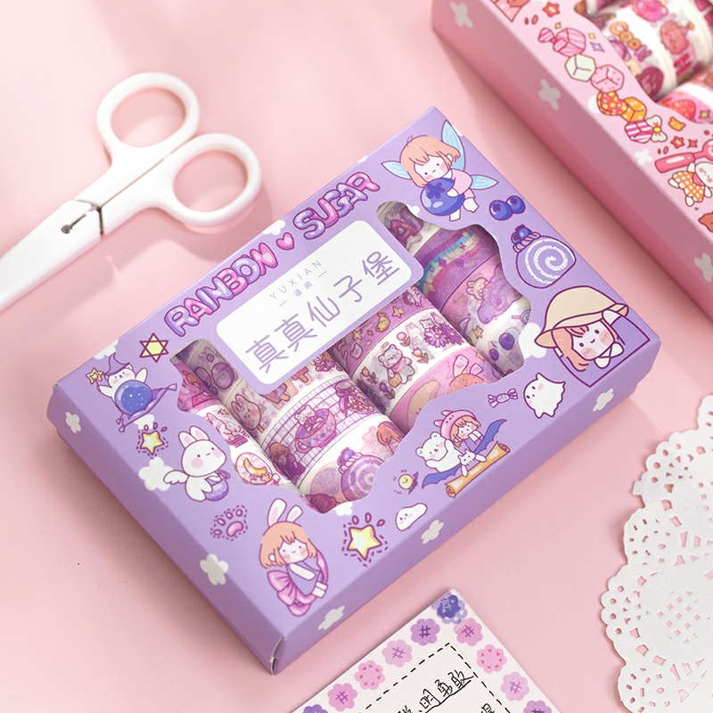595326427 20pcs kawaii Bunny Girl Washi Tape - Image 1