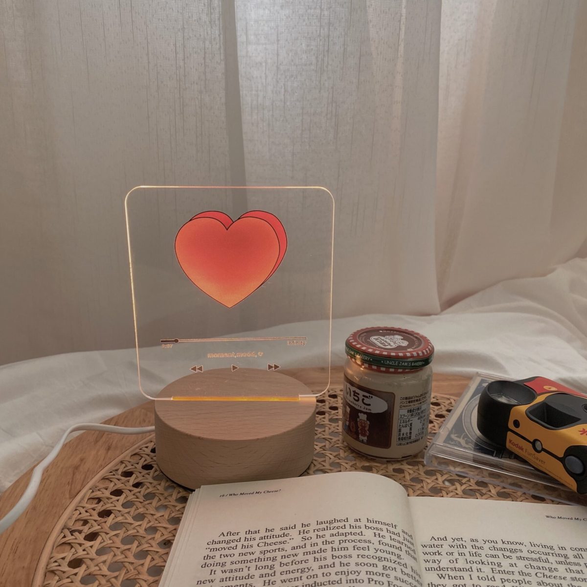 MOOD MOMENT 3D Heart Night Light - Image 2