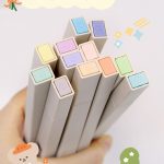 6pcs pastel color marker highlighter