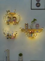 Gold color cute wall decorative shelf - Image 13
