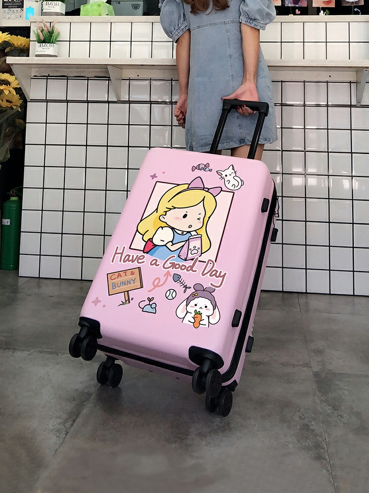 900011400 Kawaii Cinderella Bunny japanese leather trolley - Image 1