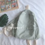 Solidcolor waterproof korean style Backpack - Image 5