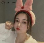 Cute face mask wash hairband - Image 3