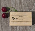 Book Movie Rating Wooden Stamp - Image 5