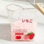 Kawaii Milk Glass Pot Strawberry Peach Avocado Banana - Image 6