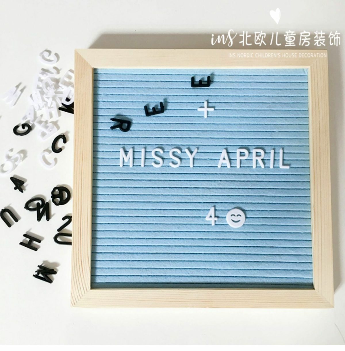 Rustic wooden letter message Board - Image 8