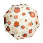 Sweet Strawberry Rain & Sun Dual Use Umbrella - Image 3