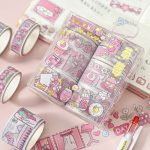 Cute Lizi Part Girl Colorful Washi llor - Image 5