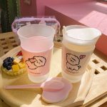 Kawaii Alpaca Frosted Milk Coffee Glass Cup with Lid and Spoon - Image 6