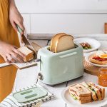 Toaster With 2 Slices Slot Automatic Warm Breakfast Bread baking Machine - Image 2
