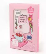 Happy Life Pink Cute Postcard - Image 3
