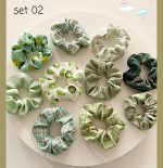 10pcs Beautiful Scrunchies Hair Accessories - Image 2