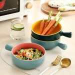 Solid Color Breakfast Salad Milk Bowl