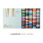 100pcs Solid Color Washi Tape - Image 5