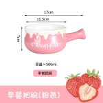 Sweet Strawberry Pink one person Cute Cup Bowl - Image 7