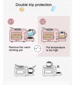 Pink Multifunctional Electric Oven - Image 8