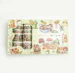 Kawaii Girl Daily Life 10pcs Washi Tape and 10pcs Sticker lor - Image 8