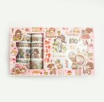 Kawaii Girl Daily Life 10pcs Washi Tape and 10pcs Sticker lor - Image 9