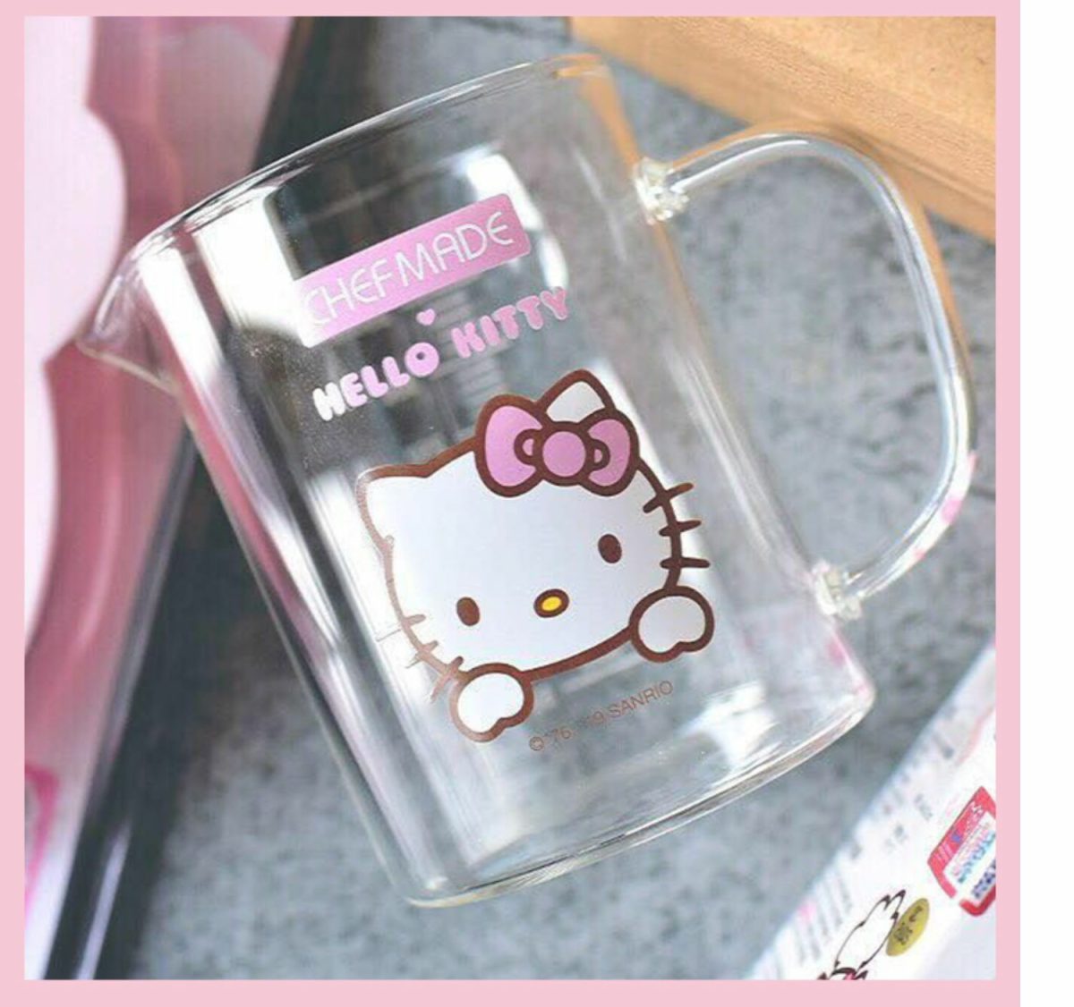 Hello Kitty thickened high temperature resistant scale glass measuring cup - Image 9