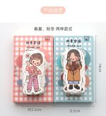102pcs Kawaii Four Season wear Cute Girl Card for Journal (Non Sticky) - Image 9