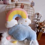 Rainbow Cloud Moon Soft Pillow Plush - Image 2