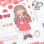 102pcs Kawaii Four Season wear Cute Girl Card for Journal (Non Sticky) - Image 10
