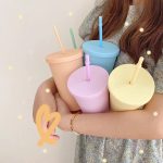 Macaron Color Series Cute Water Cup