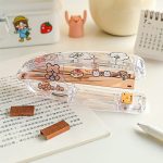 Transparent Large Rose Gold Stapler - Image 3