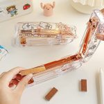 Transparent Large Rose Gold Stapler - Image 2
